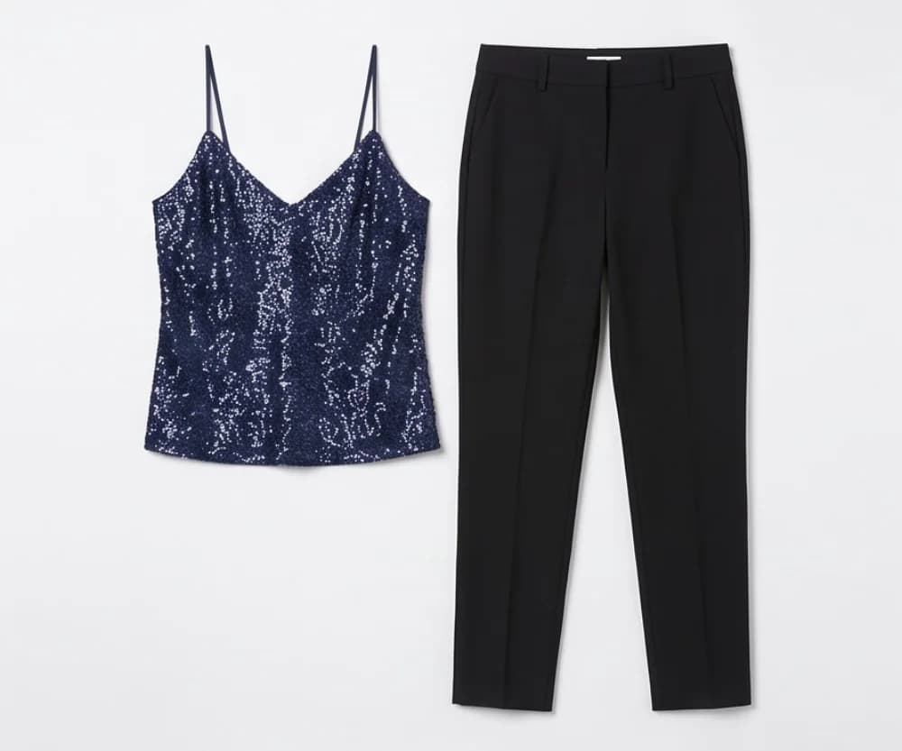 The garment as photographed before generation